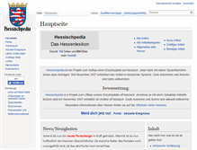 Tablet Screenshot of hessischpedia.de